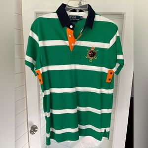 Polo Ralph Lauren Short Sleeved Mens Rugby Polo Custom Fit M